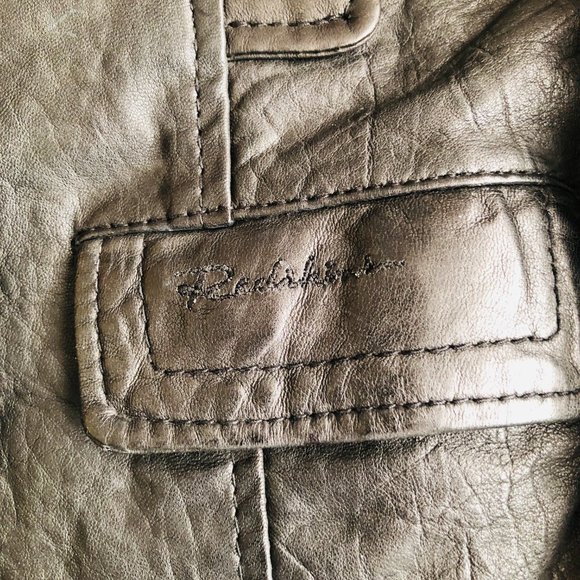 Bod & Christensen Black Leather Jacket Sz S - Picture 4 of 9